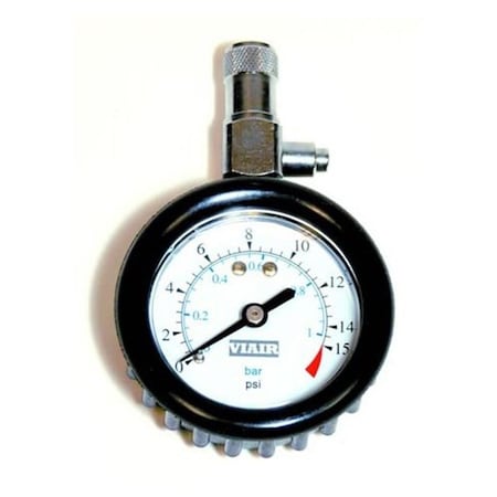 Handson Tire Gauge with Rubber Boot 15 PSI 2 Inch Face HA140628